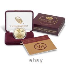2020 AMERICAN EAGLE GOLD PROOF COIN END of WW2 75TH ANNIVERSARY V75 SHIPPED