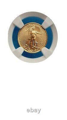 2020 American Gold Eagle Coin $5 1/10 oz NGC MS69 Signed Elizabeth Jones