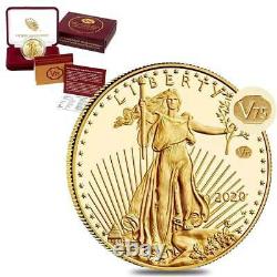 2020 American Gold Eagle Proof 1oz coin V75 End of WWII 75th Anniversary PRESALE
