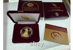 2020 V75 End World War II 75th Anniversary American Eagle Gold Proof Coin WWII