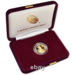 2020 W American Gold Eagle Proof 1/10 oz $5 in OGP