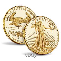 2020 W American Gold Eagle Proof 1 oz $50 in OGP
