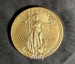 2020 uncirculated untouched American Gold Eagle 1 oz Coin $50 BU