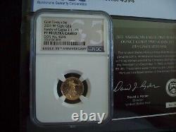 2021 1/10 Ounce Gold Eagle Design Set, Certified PF 70 Ultra Cameo, By NGC WOW