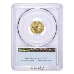 2021 1/10 oz Gold American Eagle Type 2 PCGS MS 70 First Strike
