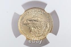 2021 1/10oz Gold American Eagle Type 2 NGC MS70 T-2 $5