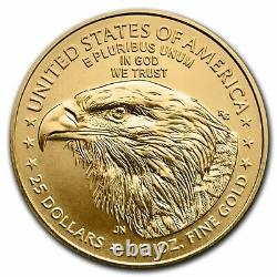 2021 1/2 oz American Gold Eagle BU (Type 2) SKU#229436