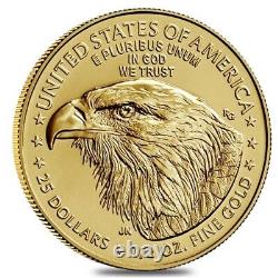 2021 1/2 oz Gold American Eagle $25 Coin BU Type 2