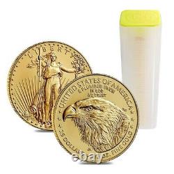 2021 1/2 oz Gold American Eagle $25 Coin BU Type 2
