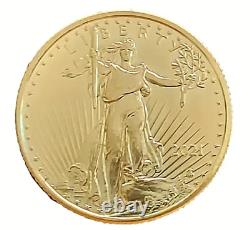 2021 1/4 Oz Gold American Eagle Coin Gem Bu