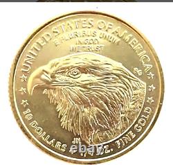 2021 1/4 oz American Gold Eagle Type 2 Gem Brilliant