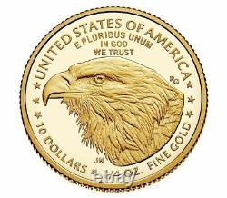 2021 1/4 oz Gold American Eagle $10 US Mint Coin Type 2