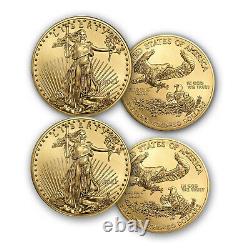 2021 1 oz American Gold Eagle BU (Lot of 2)