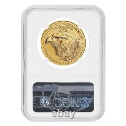 2021 1 oz Gold American Eagle Type 2 NGC MS 70 Early Releases