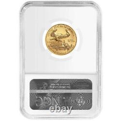 2021 $10 Type 1 American Gold Eagle 1/4 oz NGC MS69 Trump Label