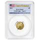2021 $5 American Gold Eagle 1/10 Oz. Pcgs Ms69 First Strike Flag Label