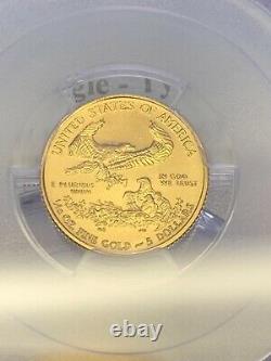 2021 $5 Type 1 American Gold Eagle 1/10 oz Brilliant Uncirculated PCGS MS-69