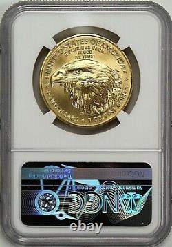 2021 $50 Gold Eagle Type 2 Eagle Portrait NGC MS70 First Releases Norris Signed