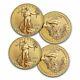 2021 American 1 Oz Gold Eagle Bu (type 2)- $50 Us Gold (lot Of 2)