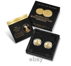 2021 American Eagle One-Tenth Ounce Gold Two-Coin Set Designer Edition Presale