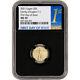 2021 American Gold Eagle 1/10 Oz $5 Ngc Ms70 First Day Of Issue 1st Label Black