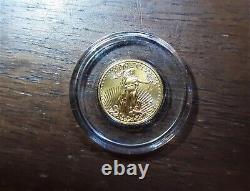 2021 American Gold Eagle BU $5 1/10 oz BU Collectable (TYPE2)