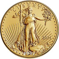 2021 American Gold Eagle Type 2 1/2 oz $25 BU