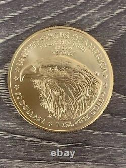 2021 American Gold Eagle Type 2 1 oz. $50 BU