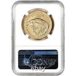 2021 American Gold Eagle Type 2 1 oz $50 NGC MS70 Early Releases
