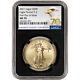 2021 American Gold Eagle Type 2 1 Oz $50 Ngc Ms70 First Day Issue Grade 70 Black