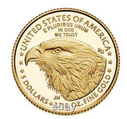 2021-W 1/10 American Eagle One-Tenth Ounce Gold Proof Coin 21EEN SHIPS TODAY