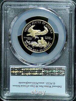 2021-W 1/2 oz $25 Proof GOLD AMERICAN EAGLE PCGS PR70 DCAM Type 1 FIRST STRIKE