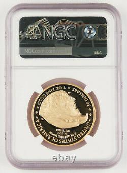 2021 W $50 1 Oz GOLD AMERICAN EAGLE PROOF COIN Portrait Type 2 NGC PF69 UC RARE