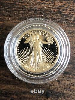 2021-W American Eagle 1/10th Oz Gold Proof Coin (21EEN) Type 2