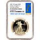 2021 W American Gold Eagle Proof 1 Oz $50 Ngc Pf70 Ucam First Day Issue 1st