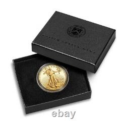 2021 W American Gold Eagle Type 2 Proof 1 oz $50 in OGP