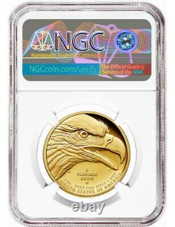 2021 W G$100 American Liberty Series High Relief. 9999 Fine ER NGC PF70