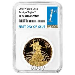 2021-W Proof $50 Type 1 American Gold Eagle 1 oz. NGC PF70UC FDI First Label