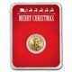 2022 1/10 Oz American Gold Eagle Withred Merry Christmas Card Sku#255195