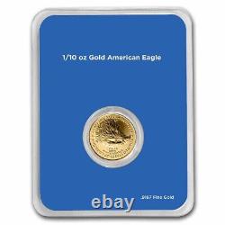 2022 1/10 oz American Gold Eagle withStarry Night Nativity Card SKU#255193