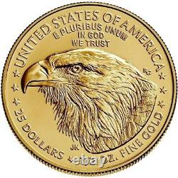 2022 1/2 oz $25 Gold American Eagle Coin Brilliant Uncirculated In Stock