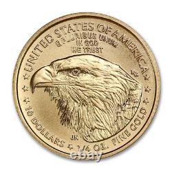 2022 1/4 Oz American Gold Eagle Coin Brilliant Uncirculated with Certificate of