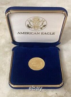 2022 1/4 Oz Gold American Eagle Coin + Case