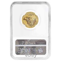 2022 $10 American Gold Eagle 1/4 oz NGC MS70 Brown Label