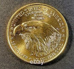 2022 $25 American Gold Eagle 1/2 oz BU