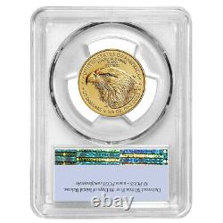 2022 $25 American Gold Eagle 1/2 oz PCGS MS70 FS Flag Label
