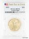 2022 $25 Gold American Eagle Pcgs Ms70 First Day Of Issue Flag Label