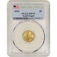 2022 American Gold Eagle 1/10 Oz $5 Pcgs Ms70 First Day Of Issue