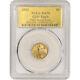 2022 American Gold Eagle 1/10 Oz $5 Pcgs Ms70 First Day Of Issue Gold Foil