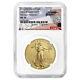 2022-w Burnished Gold Eagle Ngc Ms 70 Advance Release Jennie Norris Signature